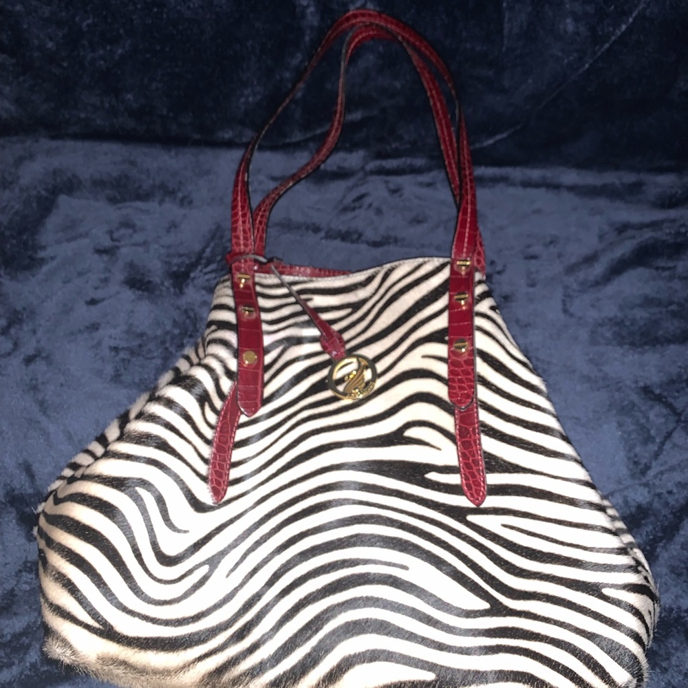 A Belluci Zebra Print Tote